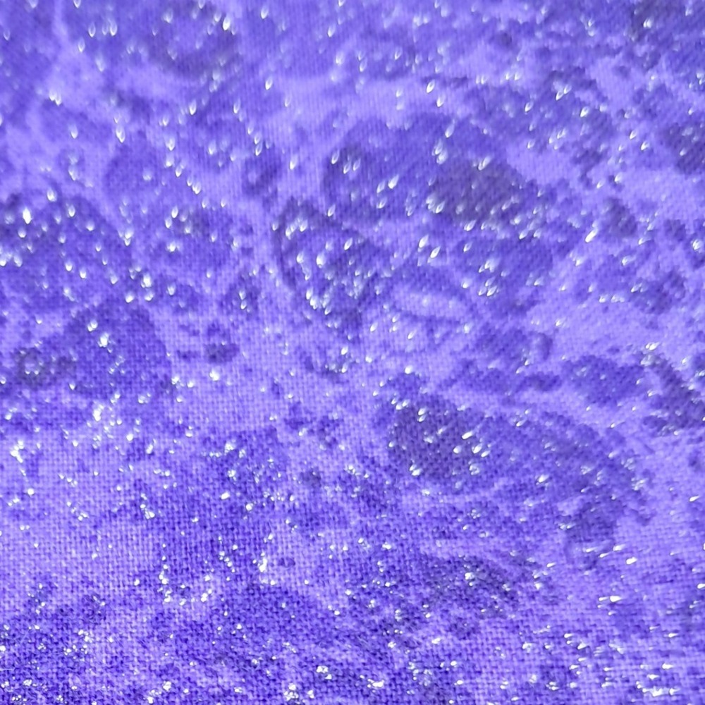 Fabric Traditions Purple Sparkle Fabric 3/4‎ Yard x 44 Inches 2002 Quilting